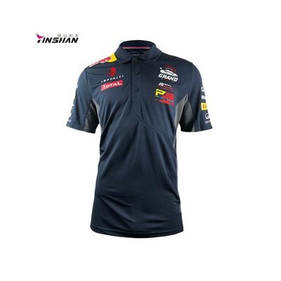 Unisex Custom Logo Printing Breathable F1 Racing Rally Shirts for Motorcycle Fanswear