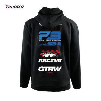 Adults Custom Logo Design Racing Jacket Heat Transfer Breathable Sports Wear 100% Polyester Warm Clothes