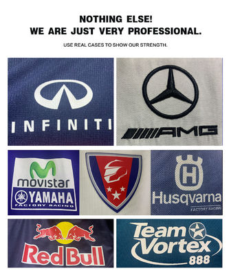 Adults Custom Logo Design Racing Jacket Heat Transfer Breathable Sports Wear 100% Polyester Warm Clothes