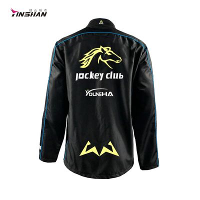 Windproof Custom Embroidered Teamwear Sports Racing Jackets for 7 Days Sample Order